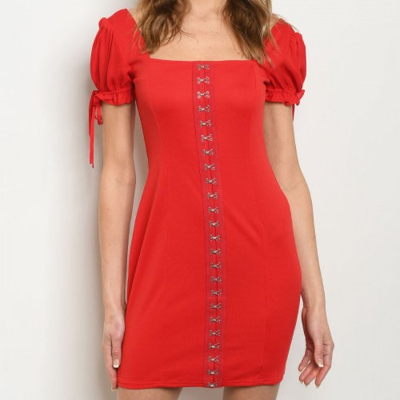 Lovely Red Dress - Picture 2 of 5